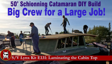 Laminating the Cabin Top