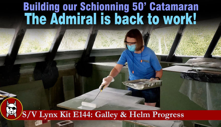 Galley and Helm Steps Progress