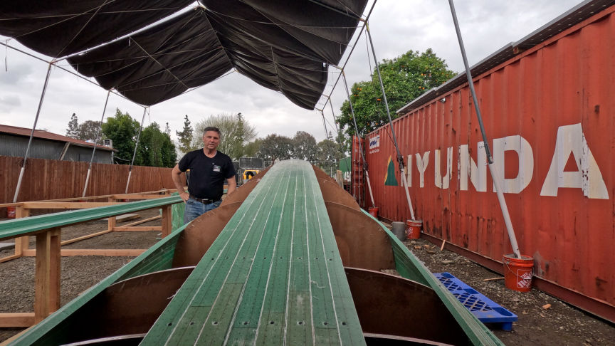 Building S/V Lynx begins
