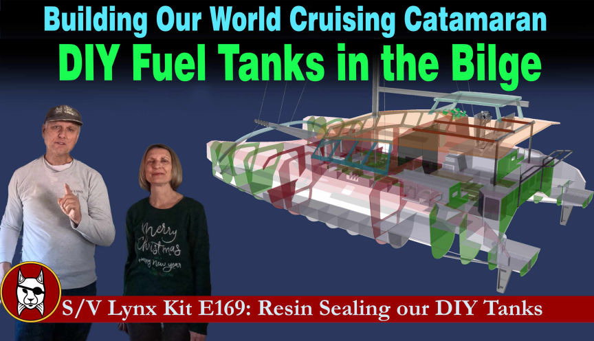 Resin Sealing our DIY Tanks