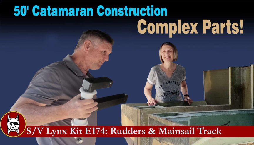 Rudders and Mainsail Track