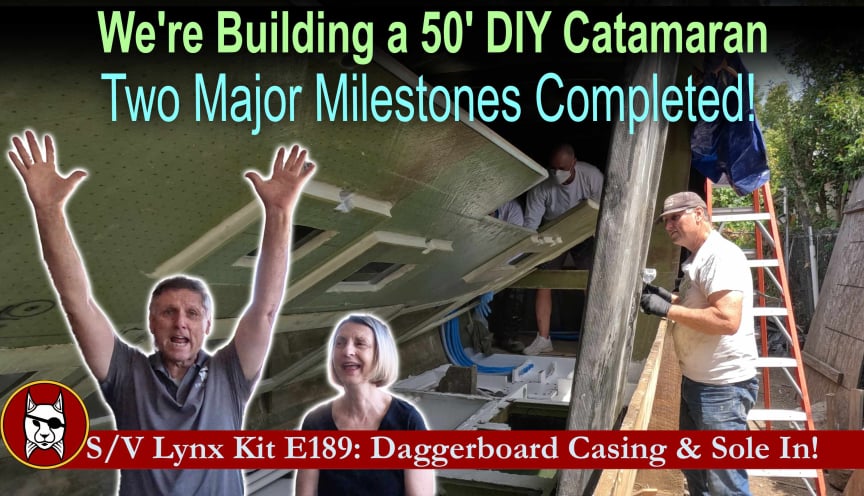 Daggerboard Casing & Sole In!